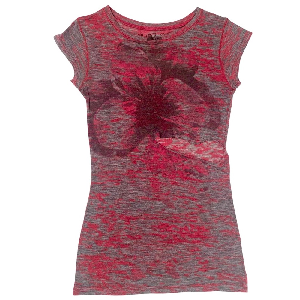 Vintage Red and Gray Tee